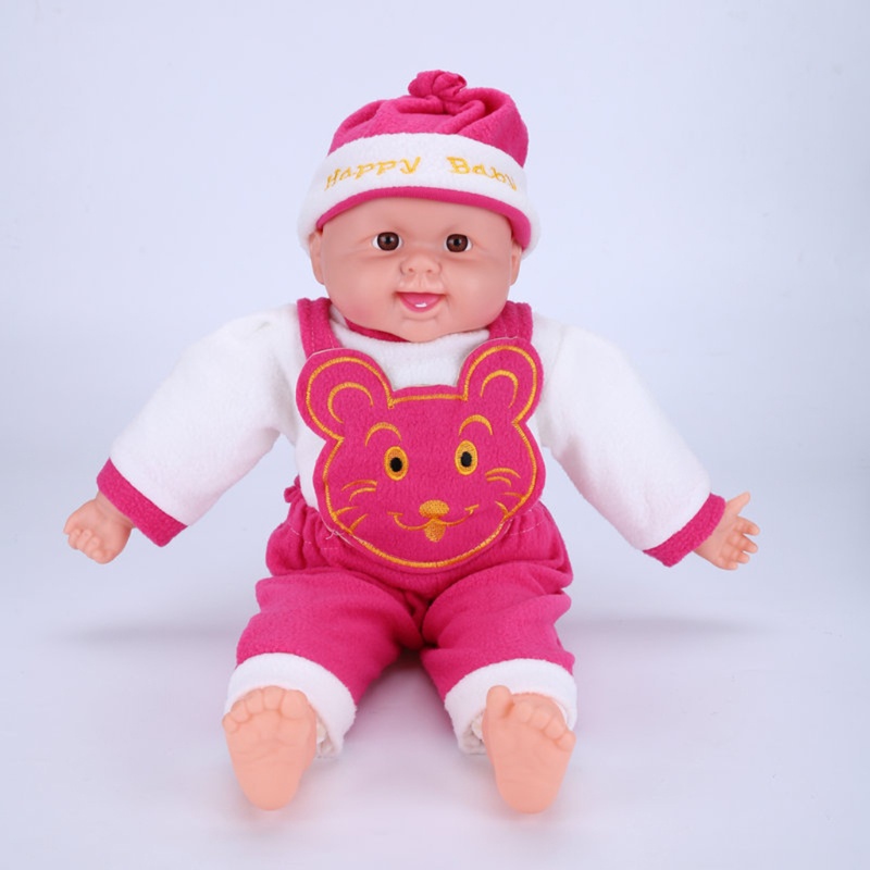 Búp Bê Em Bé Đang Ngủ 50cm Mềm Mại Giống Thật Hình Mặt Cười