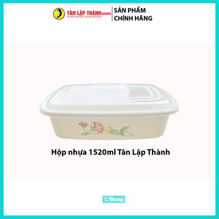  Hộp nhựa bầu dục 1520ml Tân Lập Thành màu trắng