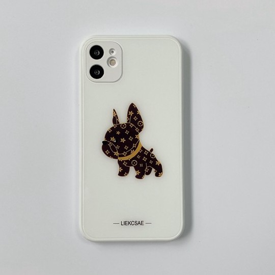 Ốp silcone dẻo 6PLUS đến 12 PRO MAX - Bull dog mẫu mới siêu ngầu - Siêu thời trang