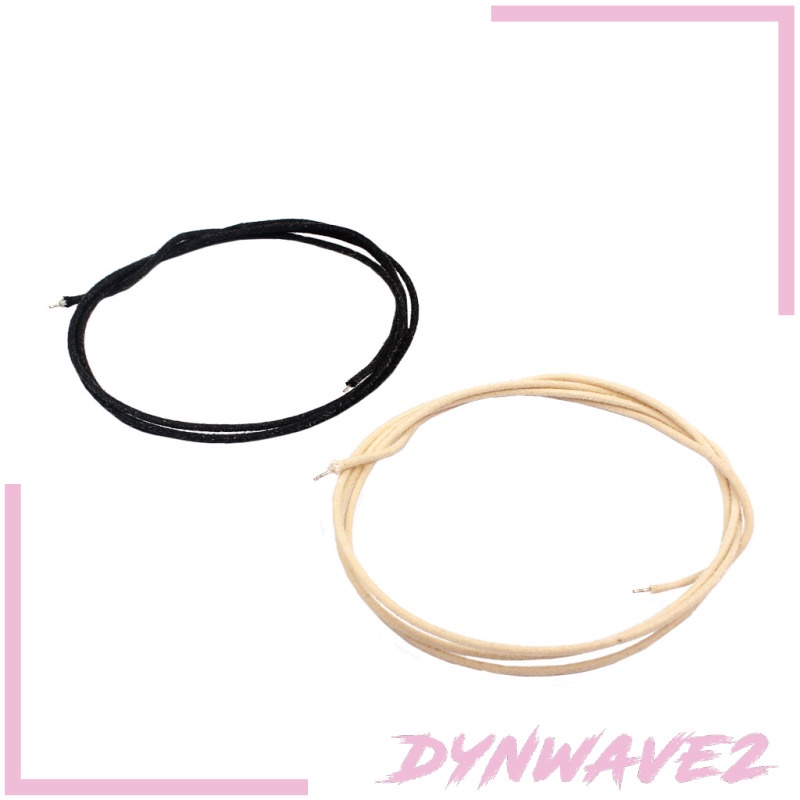 [DYNWAVE2] 2x Vintage Style Cotton Cloth 22 awg Guitar Pickup Wire Guitar Parts GU403