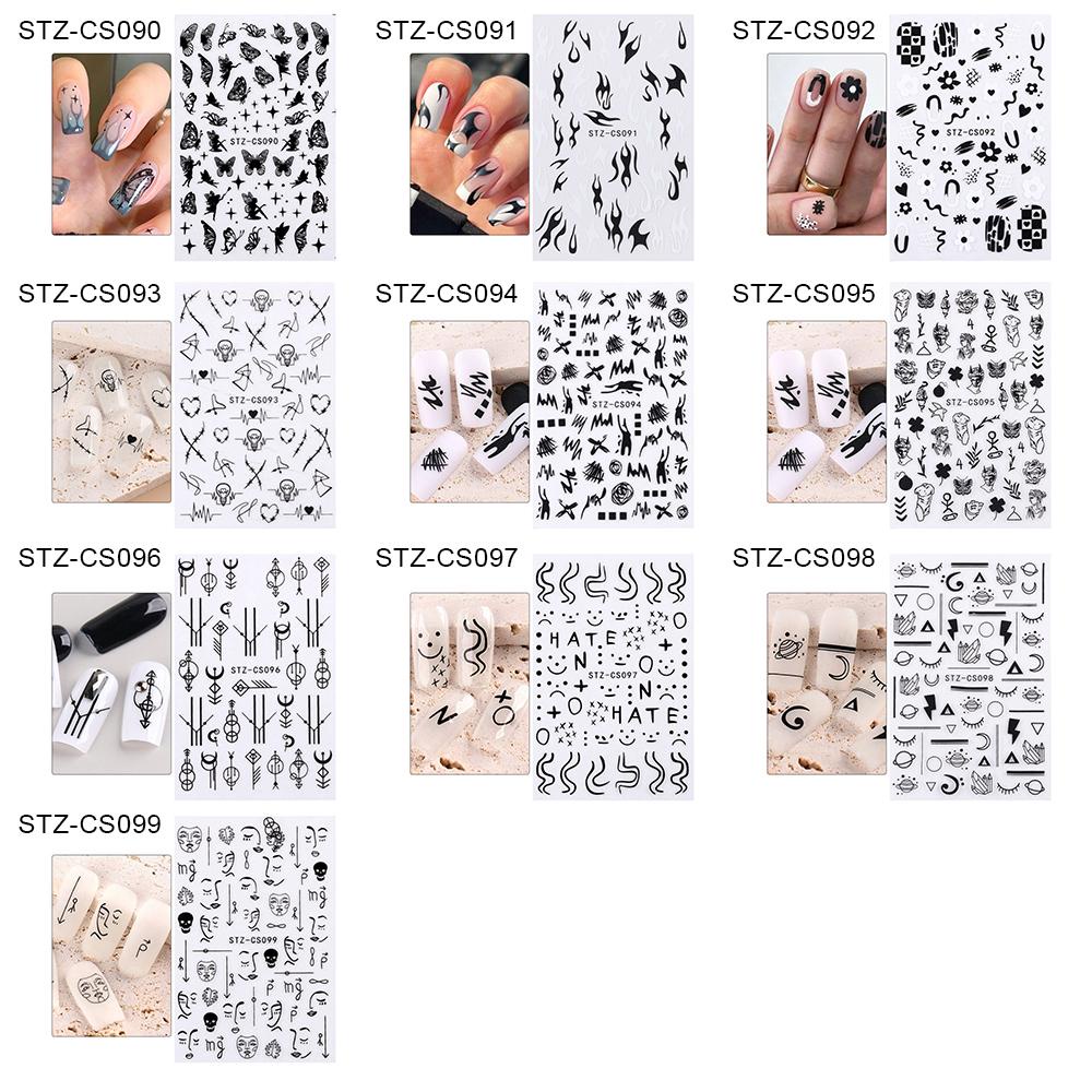 Miếng Dán Trang Trí Móng Tay Hình Bướm Xinh Xắn