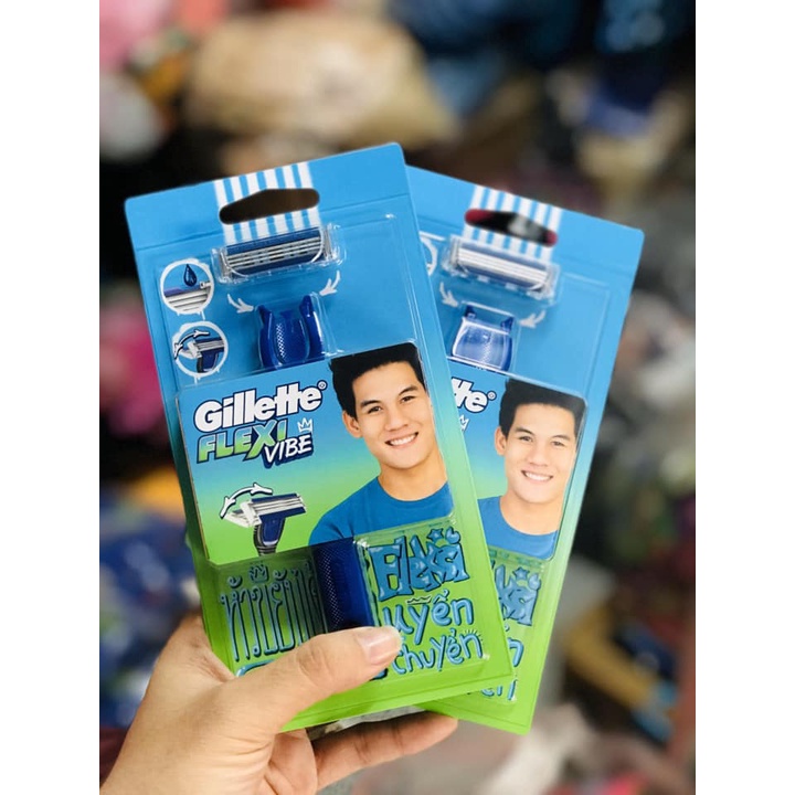 Dao cạo râu 3 lưỡi Gillette Flexi - mẫu mới