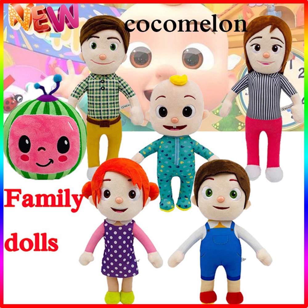 Đồ chơi nhồi bông hình nhân vật hoạt hình Cocomelon dễ thương dành cho bé