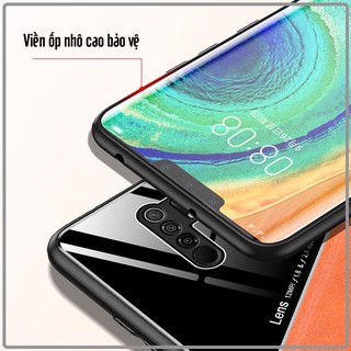 Ốp lưng cho Xiaomi Redmi 9 gương da GENEROUS che camera