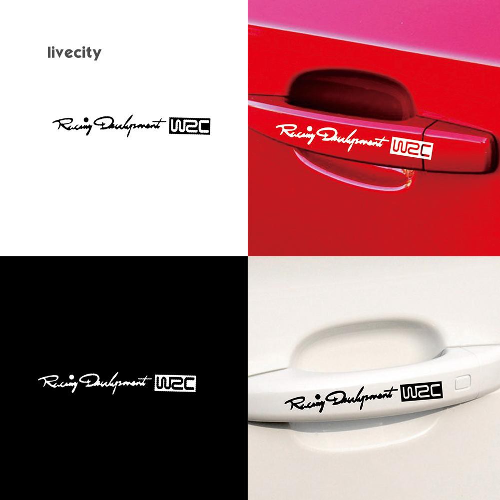 Set 4 miếng dán tay nắm cửa xe ô tô Toyota Skoda Kia lada Opel | BigBuy360 - bigbuy360.vn