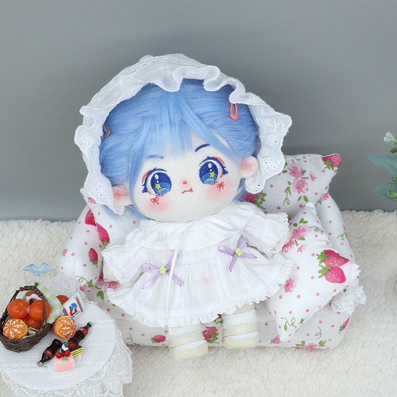 Búp bê không thuộc tính tóc tơ Bo Bo và Cổ Cổ 20cm