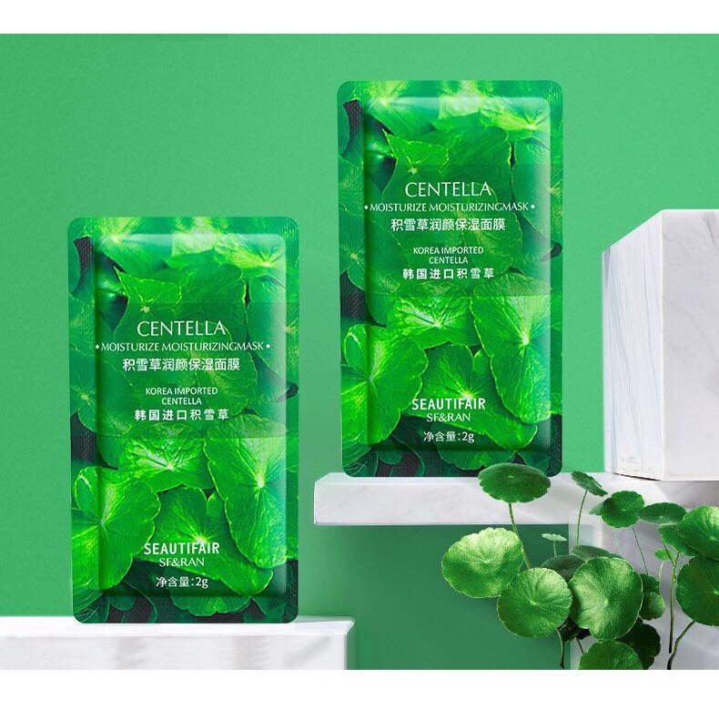Mặt Nạ Ngủ Rau Má Dạng Gel Centella Seautifair SF&RAN
