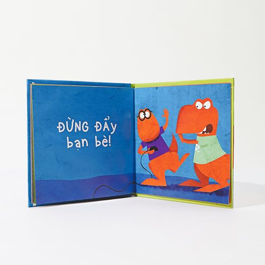 Sách - Khủng Long Nhỏ, Đừng Đẩy Nhé - Dành cho bé lên 3 tuổi - Crabit Kidbooks