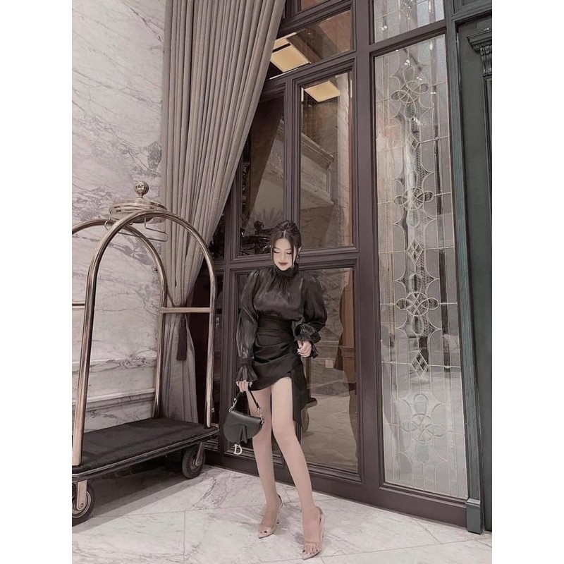 SET ÁO TƠ TAY BÈO MIX CHÂN VÁY VẠT LỆCH | BigBuy360 - bigbuy360.vn