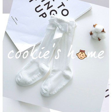 Vớ tất nơ cho bé gái giữ ấm tất cao cổ