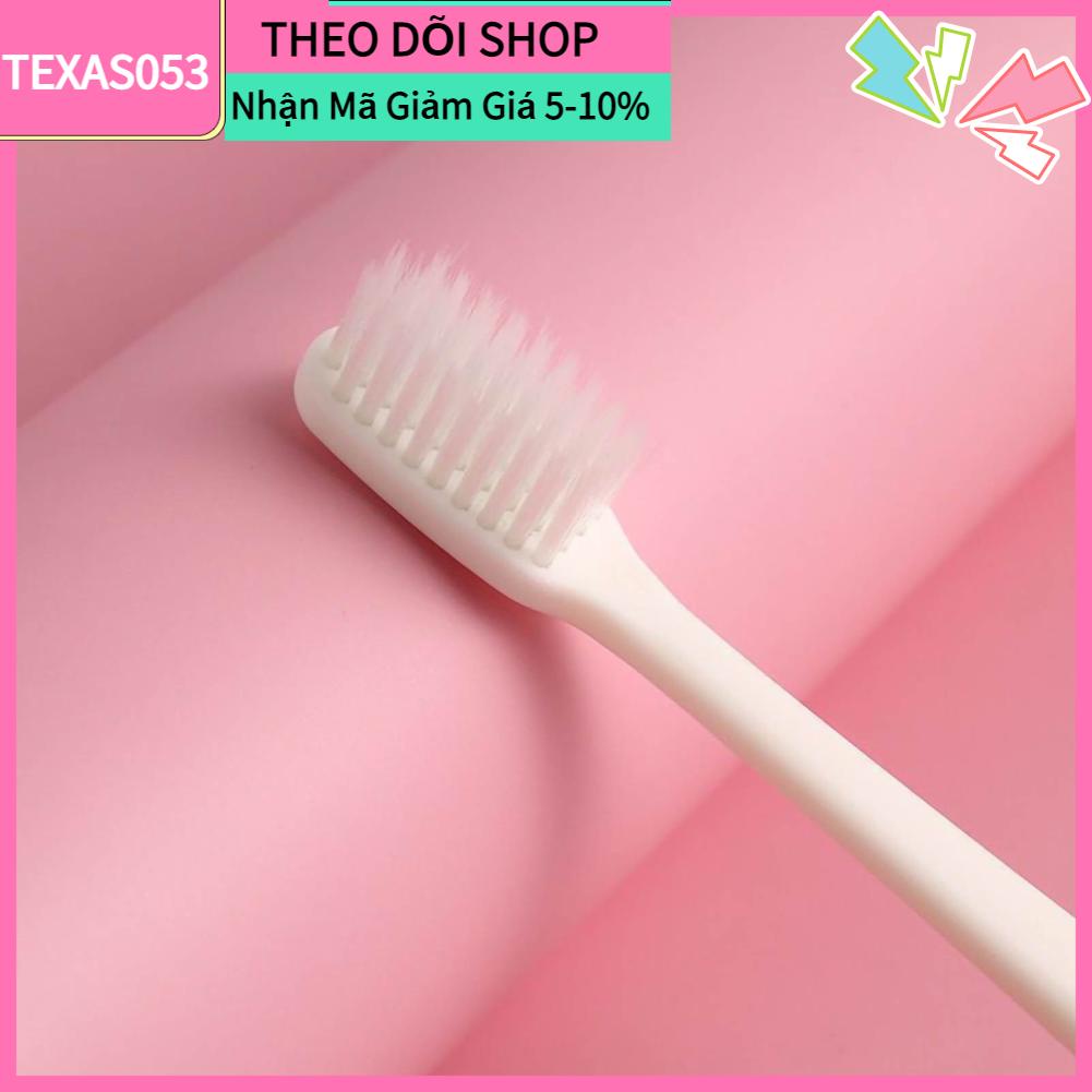 Texas053 Bàn chải đánh răng dành cho người lớn mềm nhiều màu Bộ bàn có nắp để chăm sóc miệng
