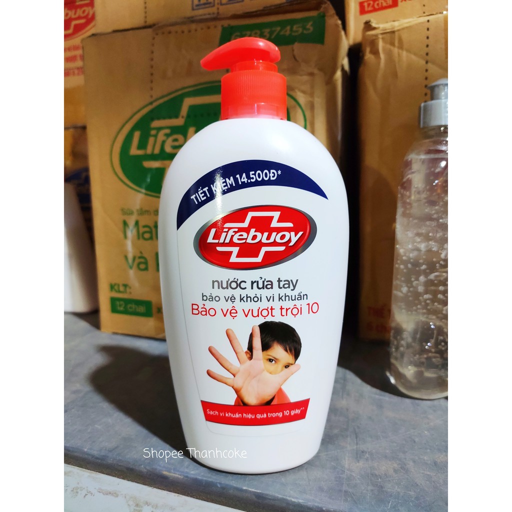 LIFEBUOY Nước Rửa Tay Bảo Vệ Vượt Trội, Chăm Sóc Da, Làm Bếp Chanh 500g 500 g | BigBuy360 - bigbuy360.vn