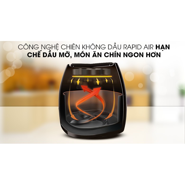 Nồi chiên không dầu Mishio MK-01 3.8 lít