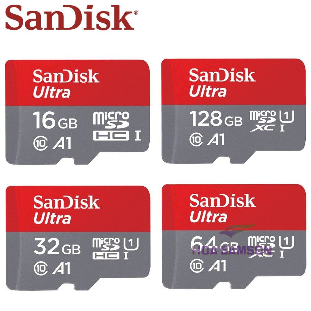 Thẻ nhớ sandisk 64GB /32Gb/16GB/8GB dùng điện thoại, máy ảnh - Thẻ nhớ tốc độ cao Class 10 Ultra 667x 100MB/s