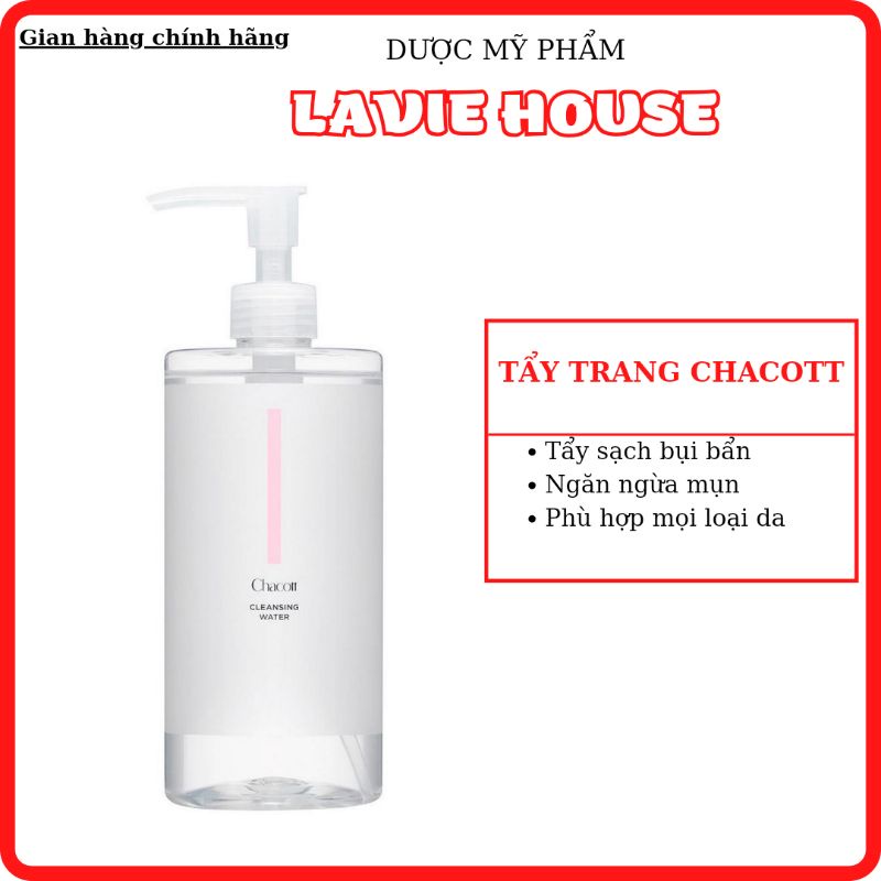 Nước tẩy trang Chacott