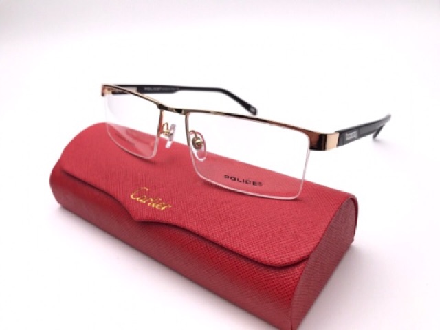 Kính gọng nửa viền Police cao cấp cho Nam