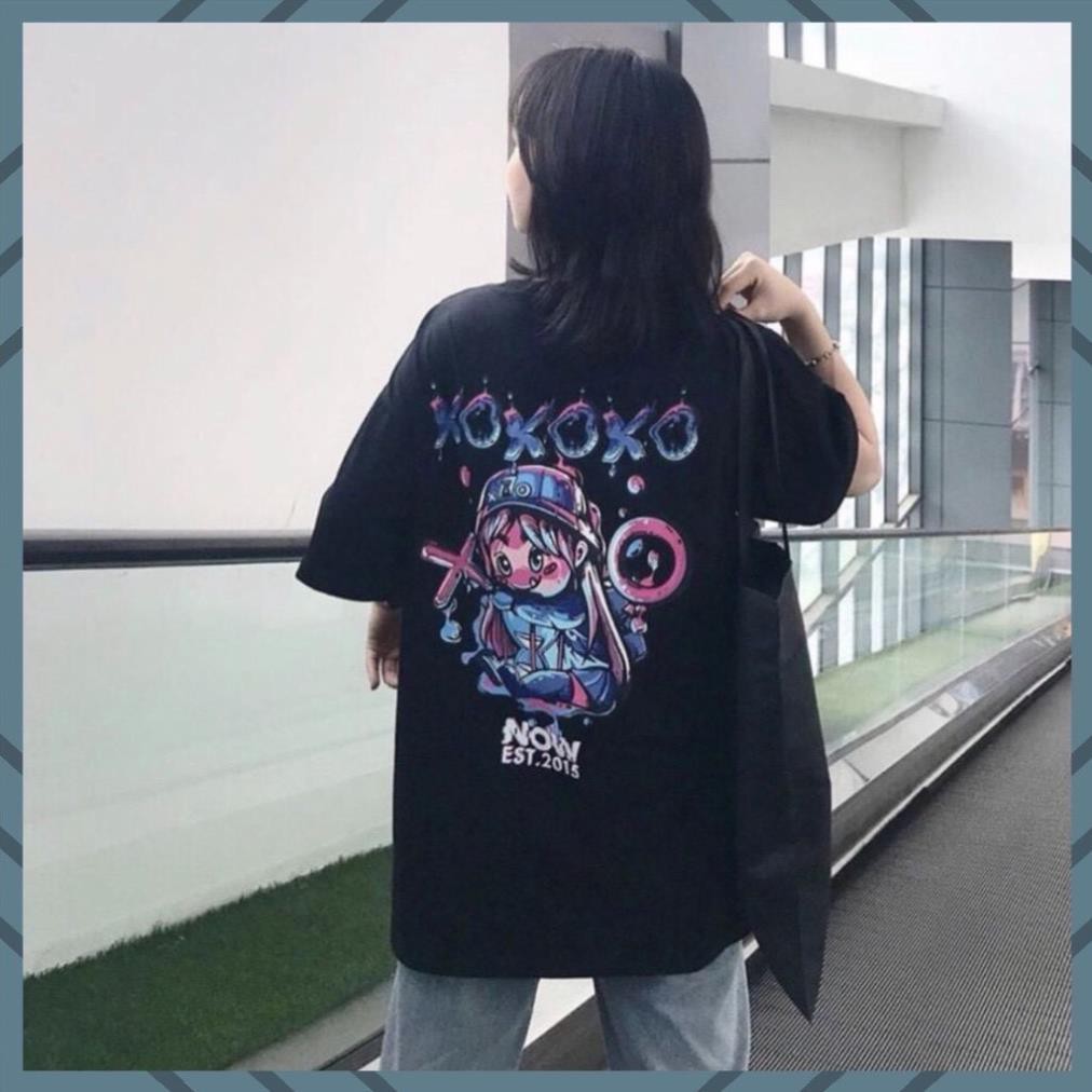 Áo thun tay lỡ XoXo Unisex nam nữ chất liệu Cotton oversize form rộng | BigBuy360 - bigbuy360.vn