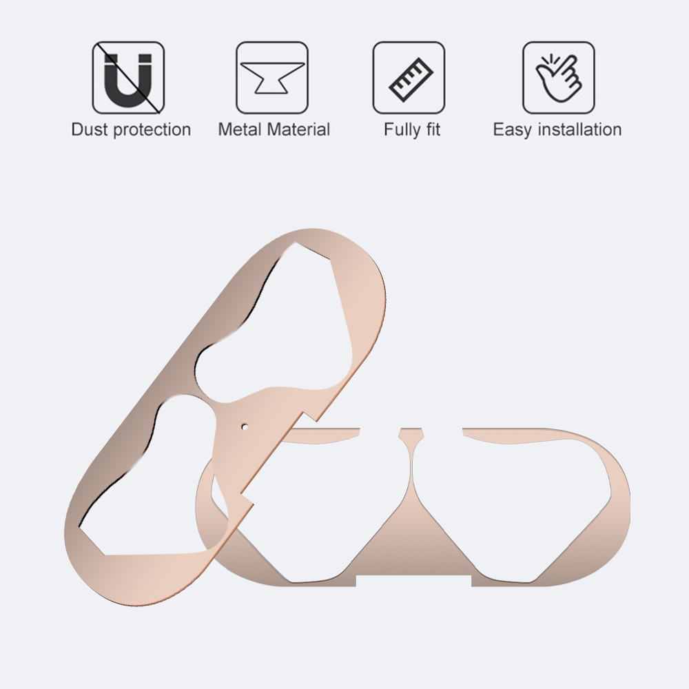 Metal dust protection sticker for Huawei Freebuds 3 Bluetooth Headset Dustproof Case for Freebuds3 Film sticker