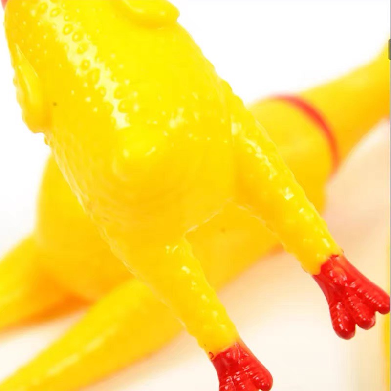 Đồ Chơi Gà A Lử Size Lớn- Gà La Hét Khi Bóp Có Âm Thanh Vui Tai, Ngộ Nghĩnh Cho Bé