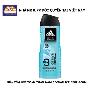 Sữa Tắm Gội Toàn Thân Nam Adidas Ice Dive 400ml