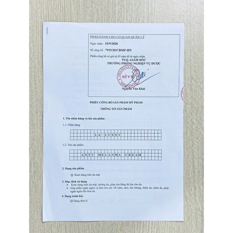 Combo nám tảo La’Luxxy Dr Lacir chính hãng