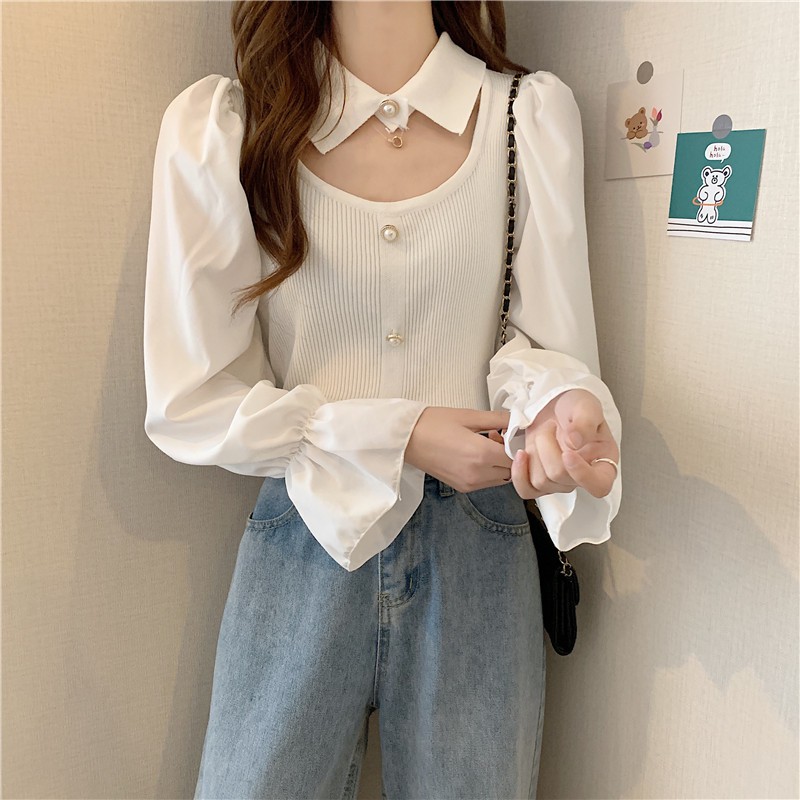 [ORDER] ÁO KIỂU ULZZANG DÀI TAY VÒNG CHOCKER