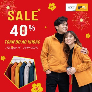 Áo khoác gió nữ 2 lớp YODY chất vải mềm mịn AKN3002