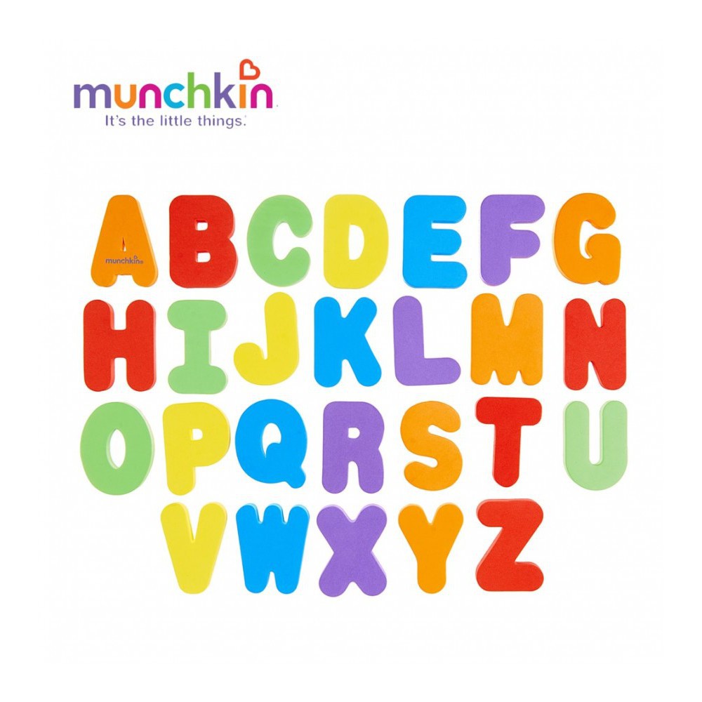 Bộ chữ số bằng xốp Munchkin Chính hãng