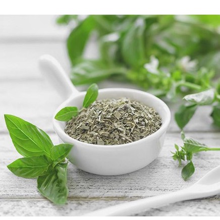 Basil Leaves - Lá húng quế khô dùng làm gia vị ướp gà sốt mì ý loại Hũ 50g, 100g