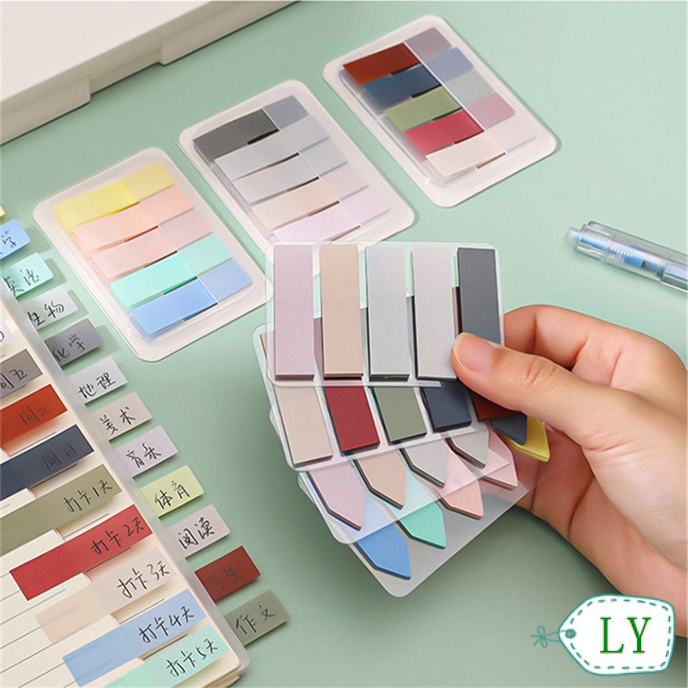 Set 100 giấy ghi chú nhiều màu sắc phong cách cổ điển