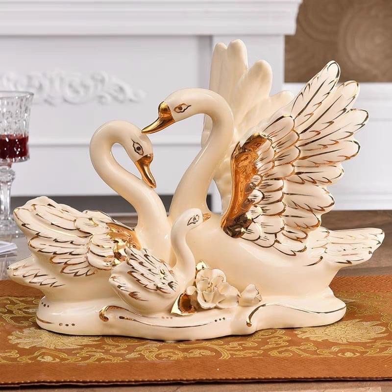 Bộ Tượng Voi Tài Lộc Decor, Trang trí phòng khách, phòng làm viêc