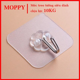 COMBO 10 MÓC DÁN TƯỜNG ❤️MÓC DÁN TƯỜNG CHỊU LỰC SIÊU DÍNH TRONG SUỐT, DÁM TRÊN MỌI BỀ MẶT - LỖI 1 ĐỔI 1 TRONG 7 NGÀY