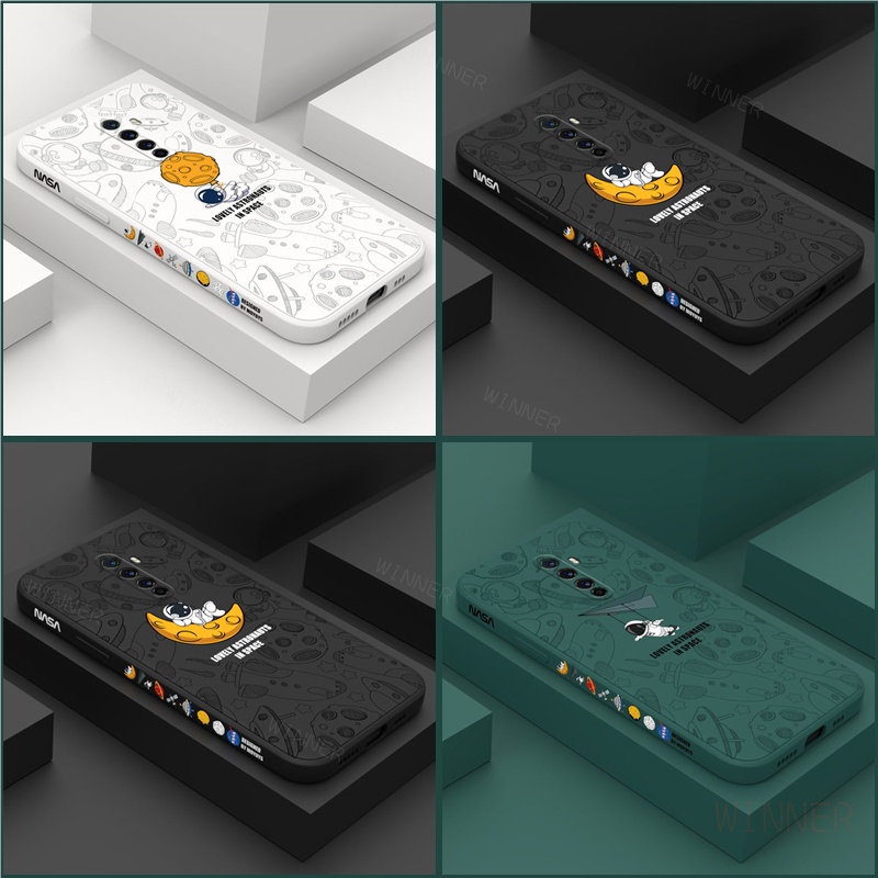 Ốp Lưng oppo Reno6Z Reno2F Reno2 Reno Reno3 A91 Reno5 Reno6 Ốp Điện Thoại Họa Tiết Phi Hành Gia Cho TKR