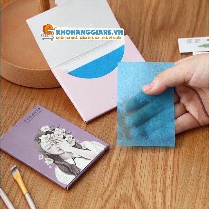 Giấy thấm dầu gói 50 tờ nội địa trung | BigBuy360 - bigbuy360.vn