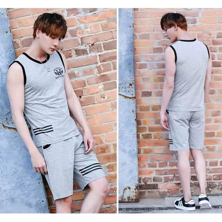 ĐỒ BỘ THỂ THAO 3 LỖ NAM MẶC NHÀ, GYM CỰC ĐẸP, CHẤT THUN COTTON THOÁNG MÁT -TP682