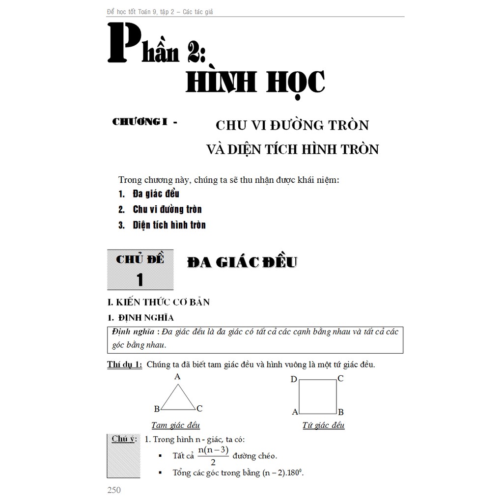 Sách - Để Học Tốt Toán 9/2