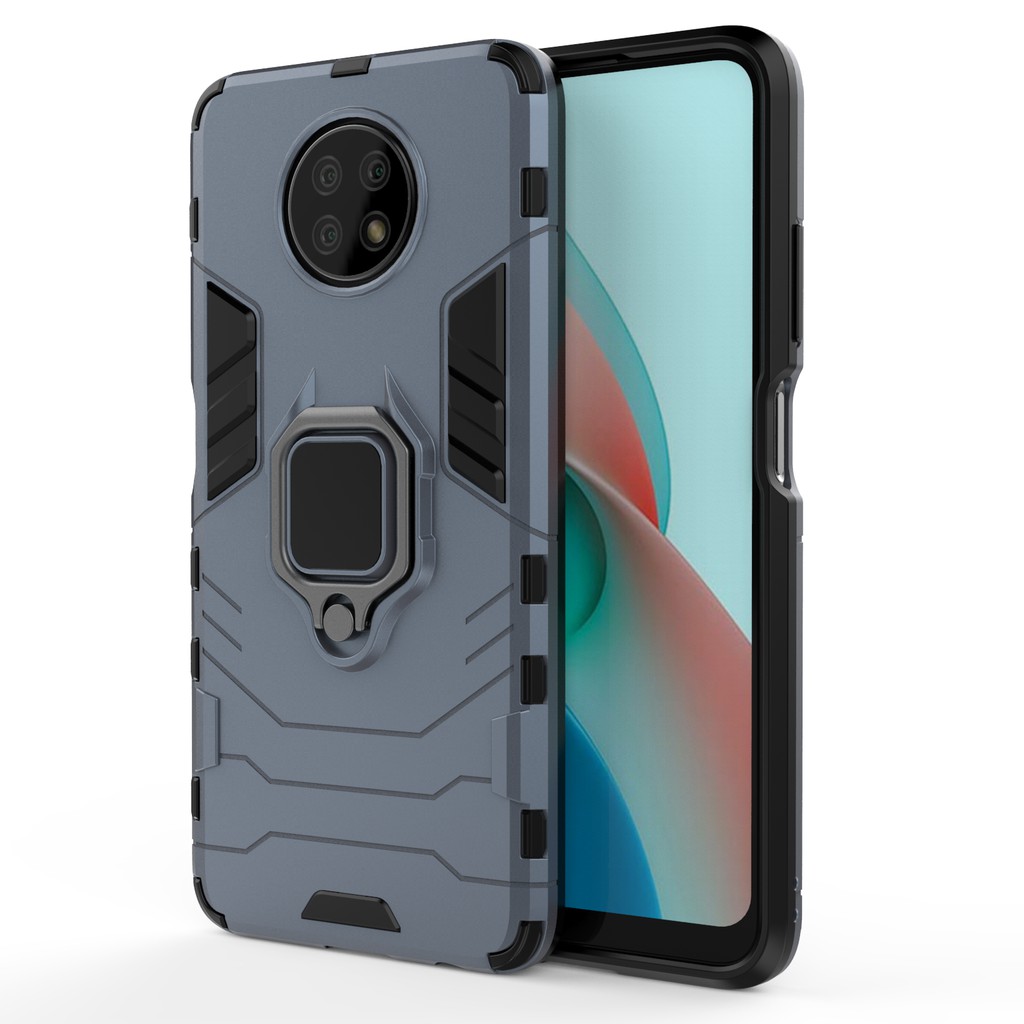 Ốp lưng Redmi Note 9 5G / Note 9T / Note 12 Pro 4G Iron Man Iring chống sốc giá đỡ xem phim cao cấp