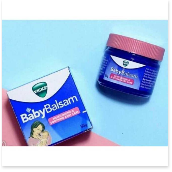 [Mã giảm giá mỹ phẩm chính hãng] [Mẫu Mới] Dầu Vicks Baby Balsam 50g Úc