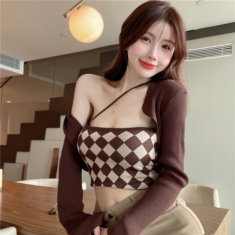 （4 Màu）Áo Khoác cardigan Mỏng Xuyên Thấu Dài Tay Thời Trang Nữ (Bán Riêng Biệt)