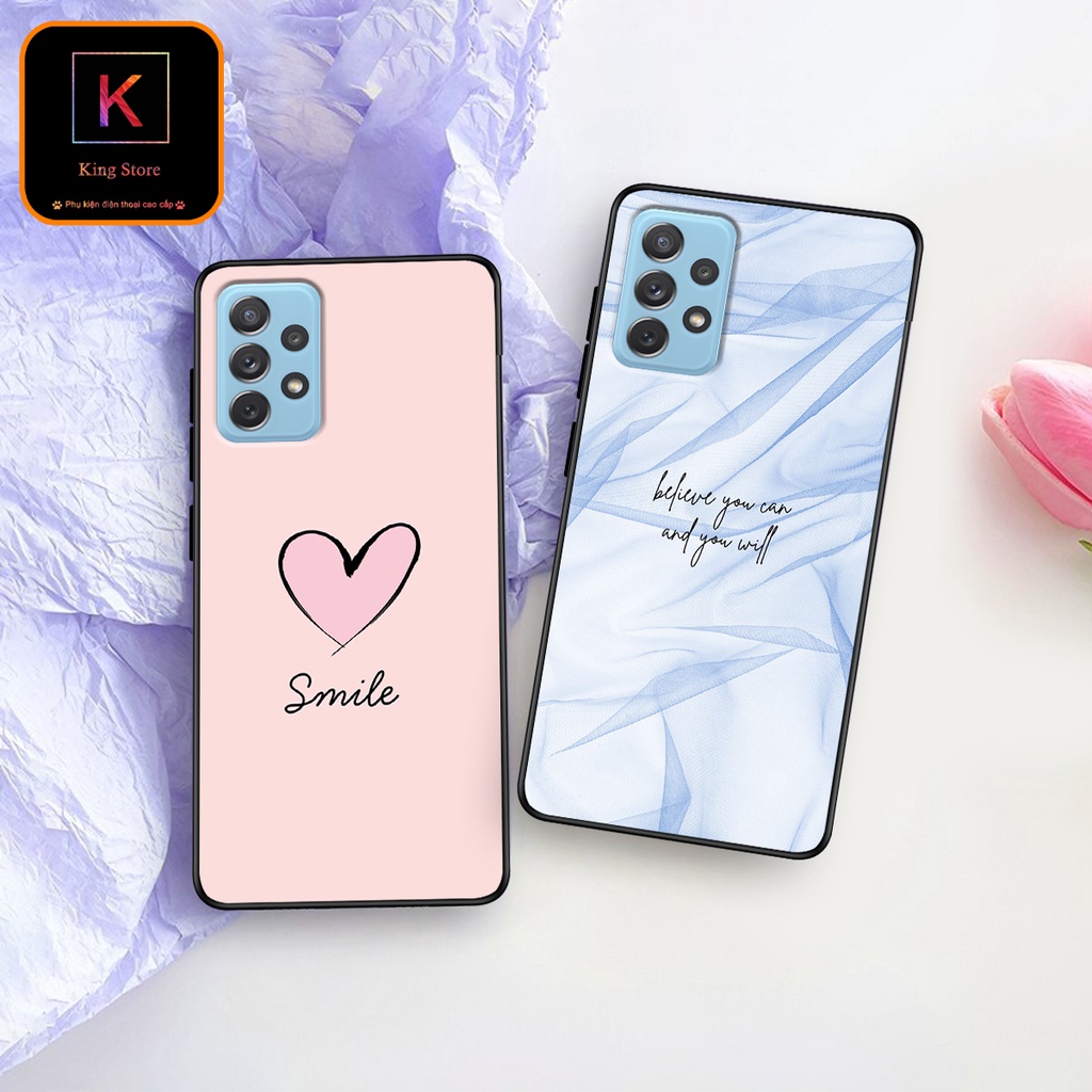 Ốp lưng Samsung A32 (4G/5G) - A52 - A52s - A72 - Ốp Samsung in hình LoveSmile - Chất liệu TPU cao cấp