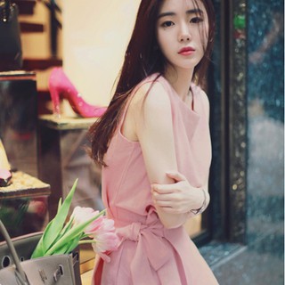 Váy hồng cánh sen