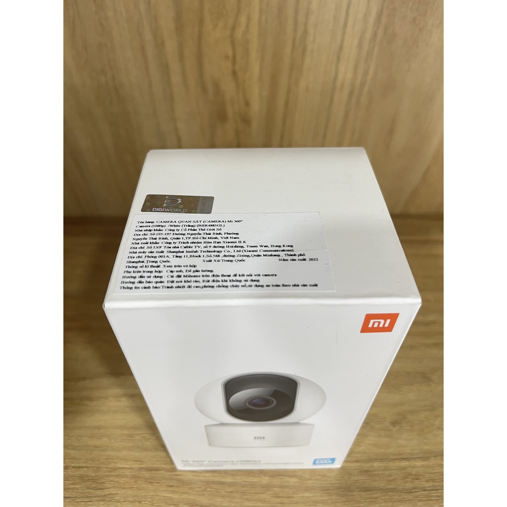 Camera 360° Xiaomi - Camera quan sát Mi 360° 1080P Mi Home Security có đèn hồng ngoại, kết nối wifi