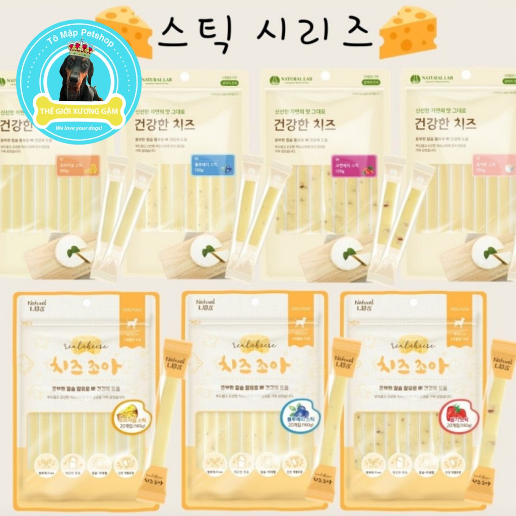 PHÔ MAI QUE HEALTHY CHEESE STICK 100G CHO CHÓ