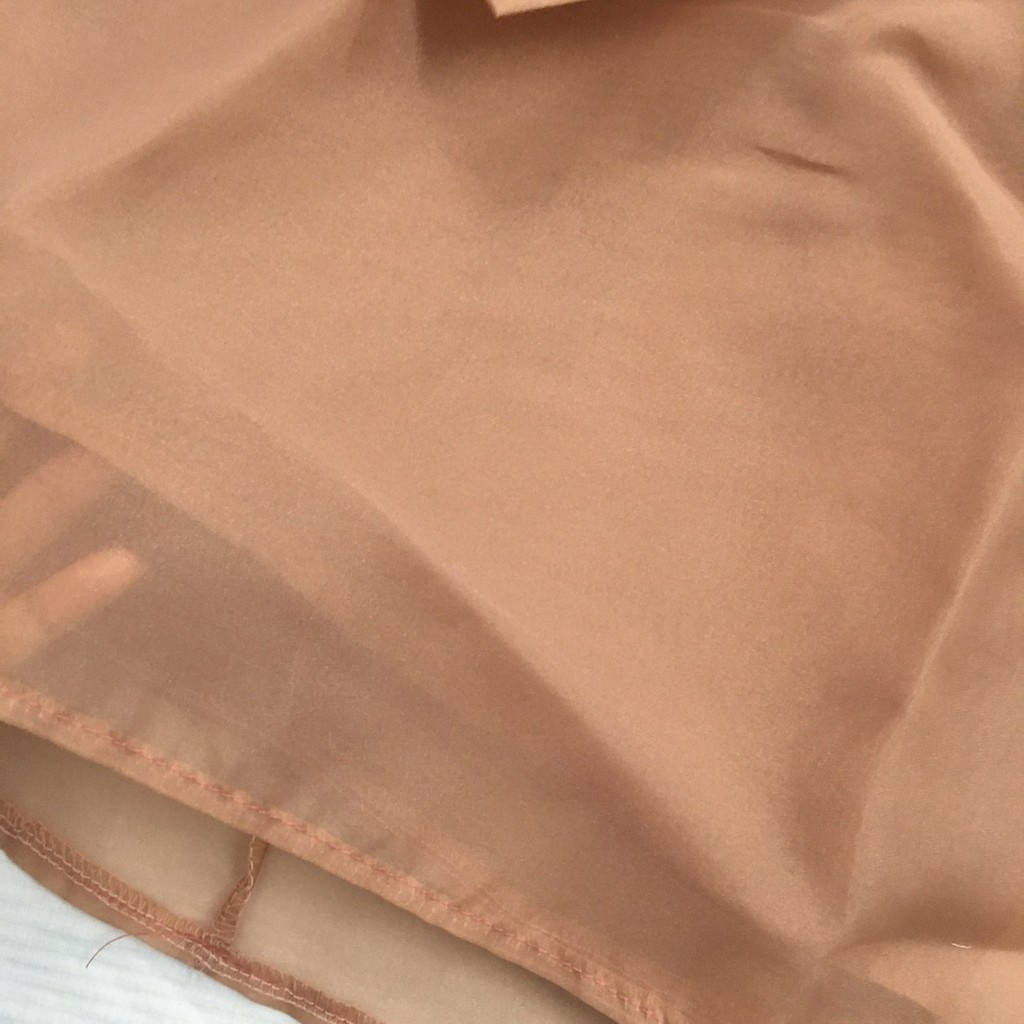Áo 2 dây nơ to tơ organza