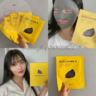 Mặt nạ đất sét Barulab 7in1 Total Soluion Black Clay Mask