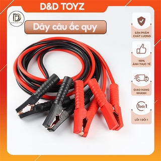Dây câu bình acquy - dây câu bình acquy ô tô lõi đồng siêu to 2000a kích điện acquy cứu hộ ô tô, loại 4 mét