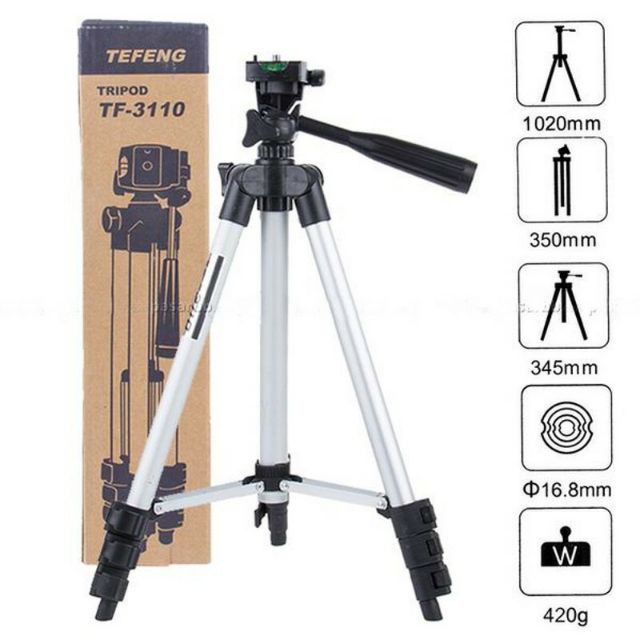 Gậy chụp ảnh 3 chân Tripod Support MT01, giá đỡ điện thoại, cây Livestream tự sướng mini xoay 360 độ