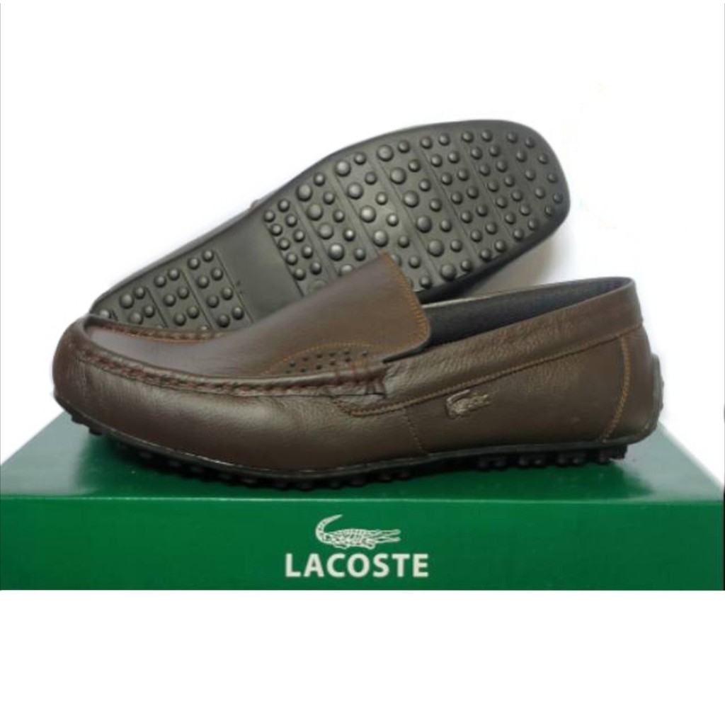 LACOSTE Giày Da Thời Trang Lịch Lãm Dành Cho Nam