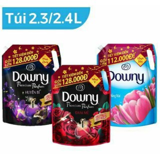Downy túi 2,4L. Downy đam mê túi 2,4L. Downy Huyền bí túi 2,4L. Downy nắng mai túi 2,4L