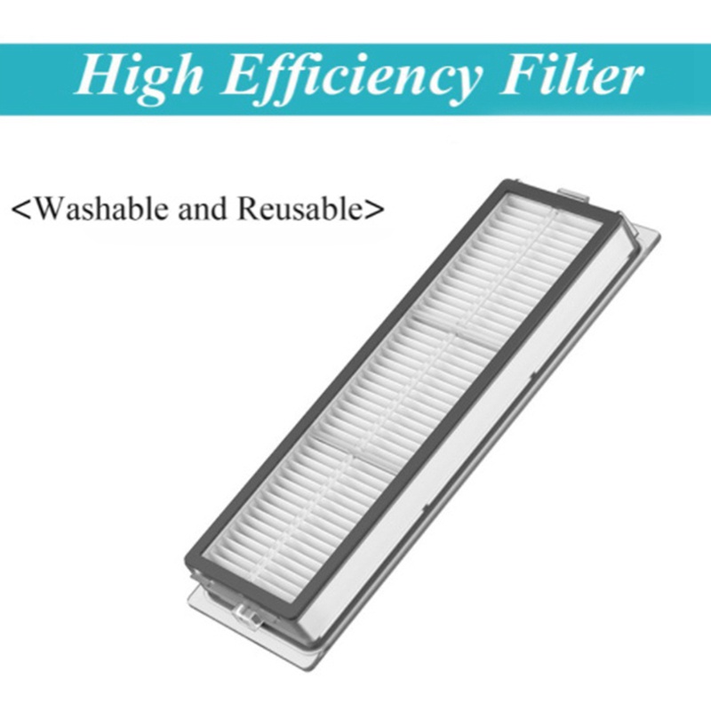 Set 9 Bộ Lọc HEPA + Chổi Chính + Khăn Lau Cho Robot Hút Bụi Xiaomi Mijia 2C